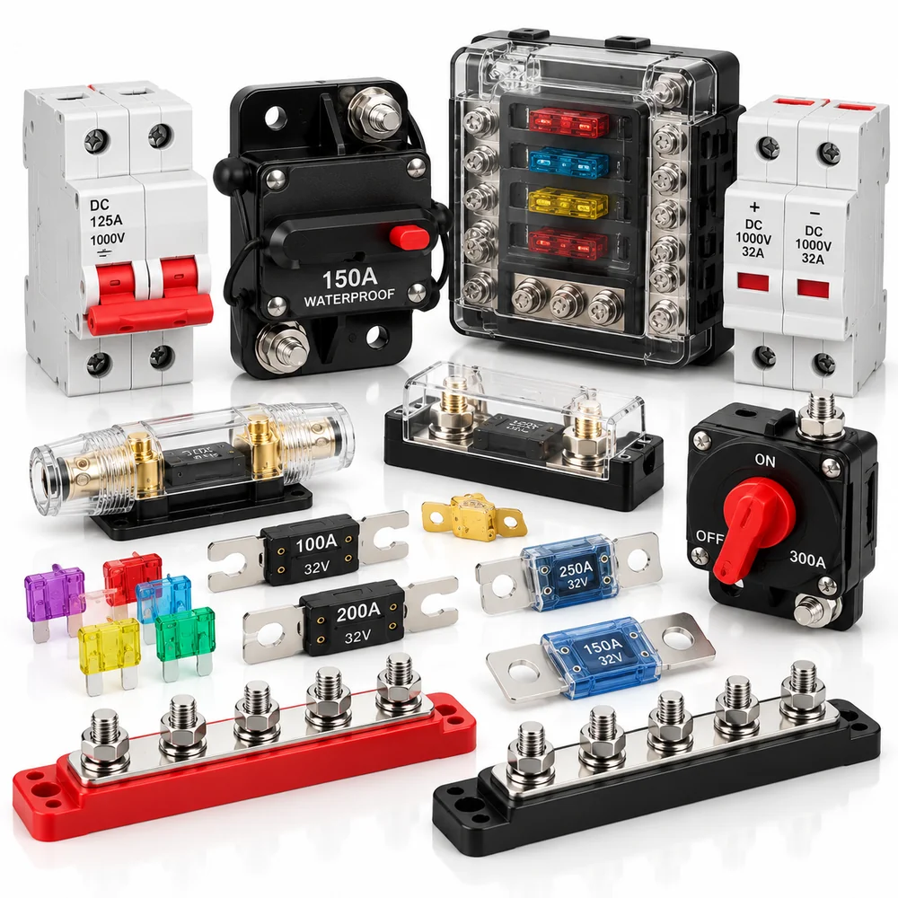 Fuse, Busbar, Breaker