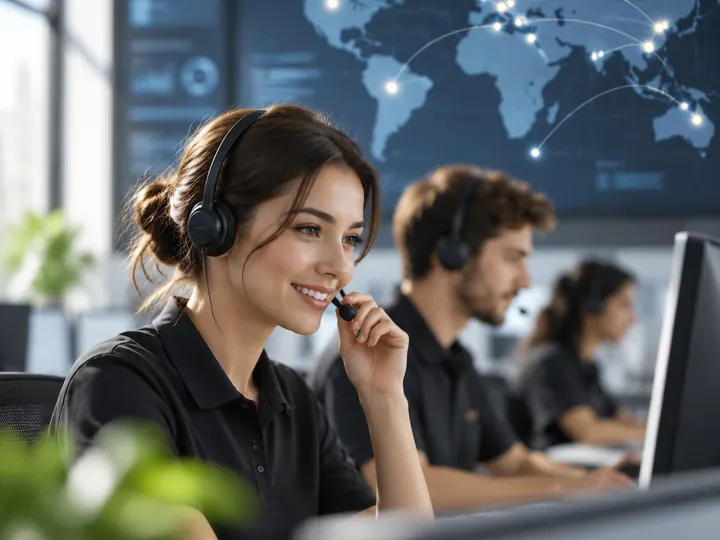 Support team answering a warranty claim